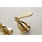 Kingston Brass KS3127KL Two-Handle Wall Mount Bathroom Faucet, Brushed Brass KS3127KL - alternate 5